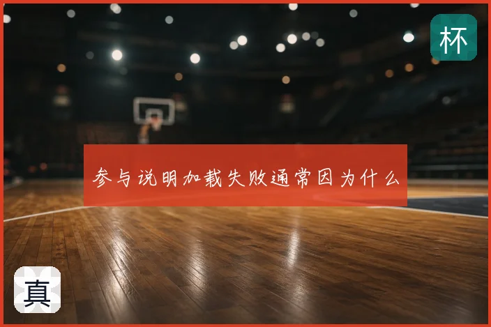 参与说明加载失败通常因为什么